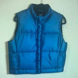 Men's Blue Puffer Vest